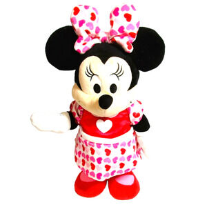 Disney Minnie Mouse Dancing Doll, Valentine Hearts Outfit, 12 Inches